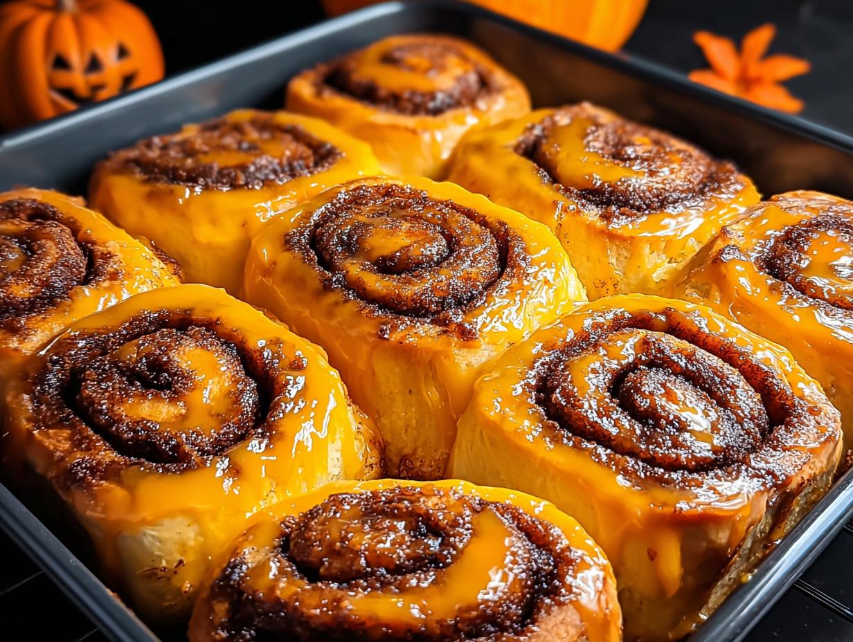 Spooky Halloween Cinnamon Rolls: A Sweet Treat - Halloween Cinnamon Rolls - main visual representation