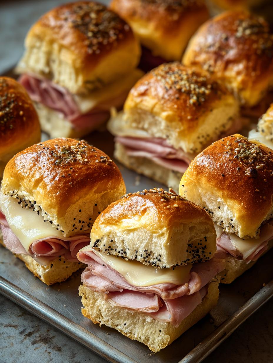 Must-Try Ham Swiss Poppyseed Sliders Recipe - Ham Swiss Poppyseed Sliders - additional detail