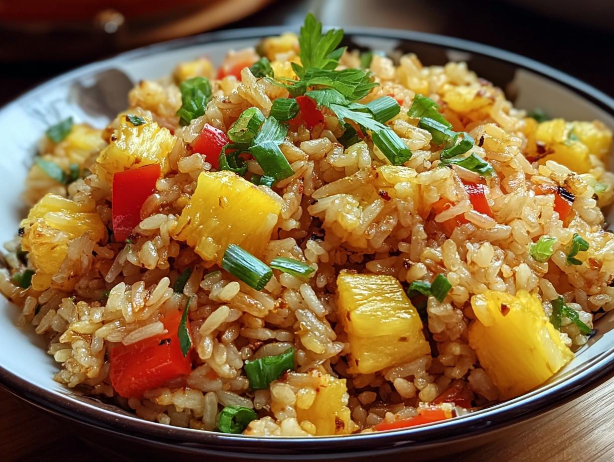 Perfect Hawaiian Pineapple Fried Rice: Taste Paradise - Hawaiian Pineapple Fried Rice - ingredients showcase