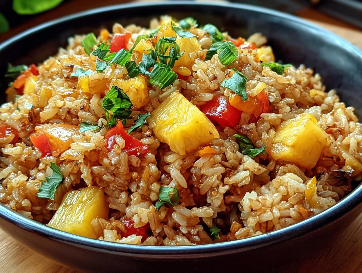 Hawaiian Pineapple Fried Rice