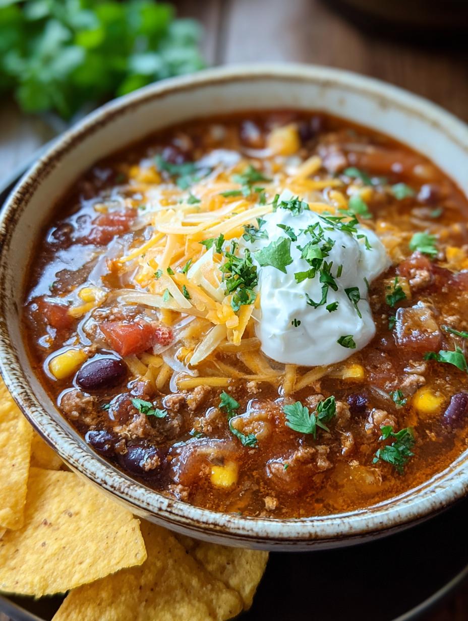 Hearty Slow Cooker Taco Soup: 4-6 Hour Magic - Hearty Slow Cooker Taco - main visual representation