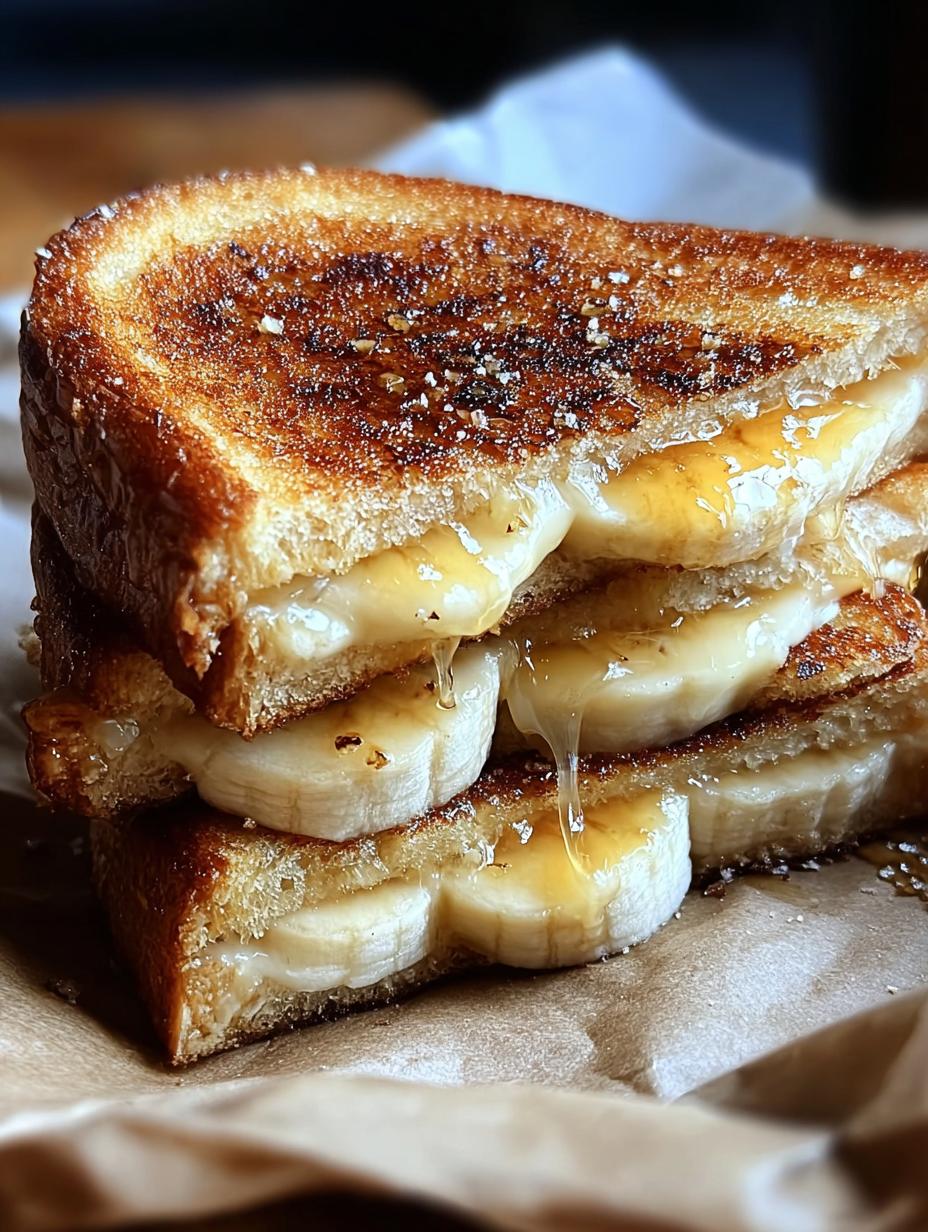 Honey Banana Grilled Cheese: Amazing 4-Minute Melt - Honey Banana Grilled Cheese - main visual representation