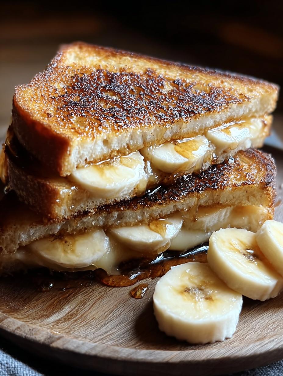 Honey Banana Grilled Cheese: Amazing 4-Minute Melt - Honey Banana Grilled Cheese - additional detail