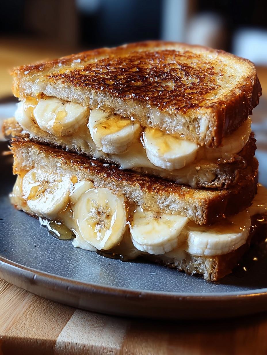 Honey Banana Grilled Cheese