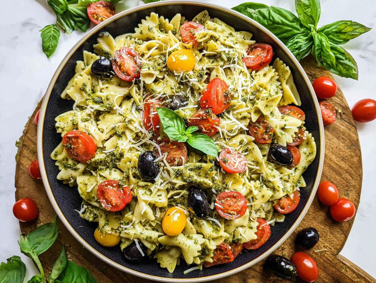 Incredibly Pesto Pasta Salad: 5 Steps to Delicious - Incredibly Pesto Pasta Salad - additional detail