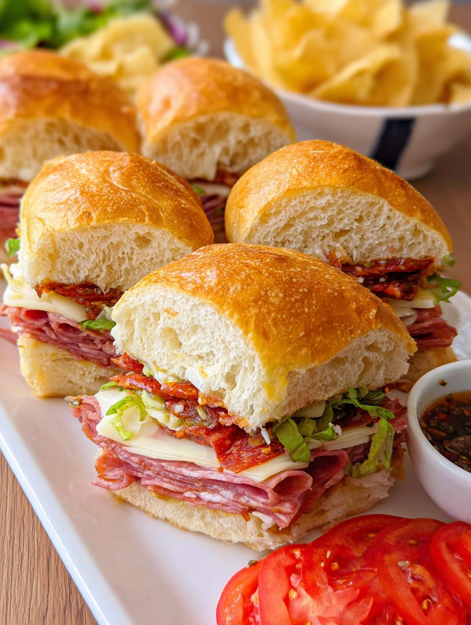 Amazing Italian Sub Sliders Recipe - Italian Sub Sliders - additional detail