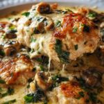 Keto Garlic Mushroom Chicken