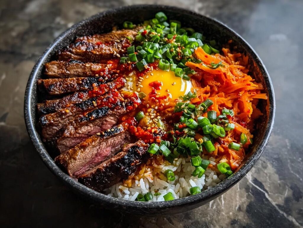Korean Bbq Steak Bowls