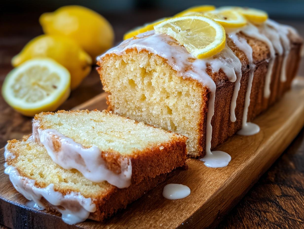 Moist Lemon Pound Cake: 1 Glorious Slice - Lemon Pound Cake Moist - main visual representation