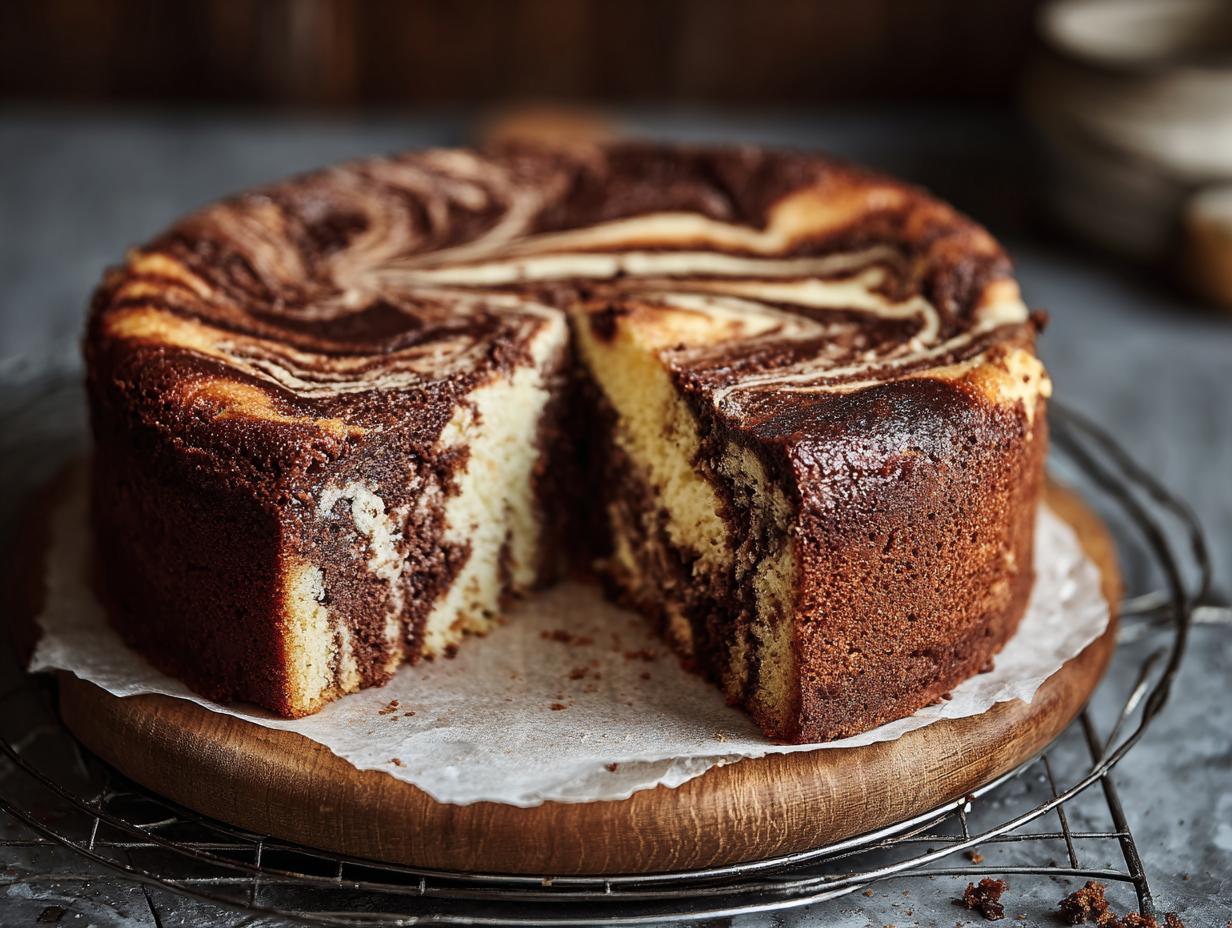 Perfect Marble Cake: 1 Secret Swirl Method 5 Perfect Marble Cake: 1 Secret Swirl Method - Marble Cake - additional detail