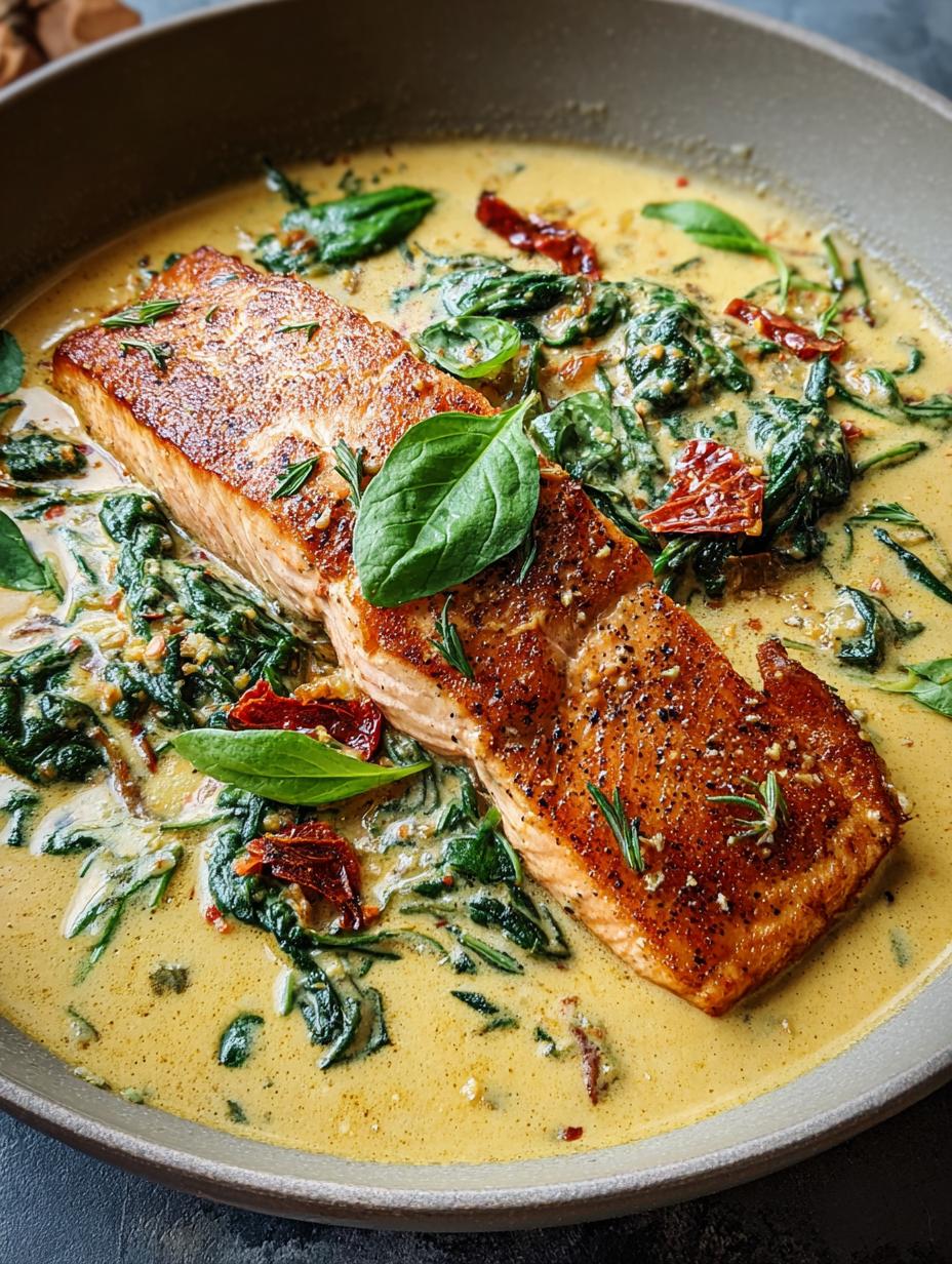 Marry Salmon: 1 Luscious Skillet Recipe You'll Love 6 Marry Salmon: 1 Luscious Skillet Recipe You'll Love - Marry Salmon - additional detail