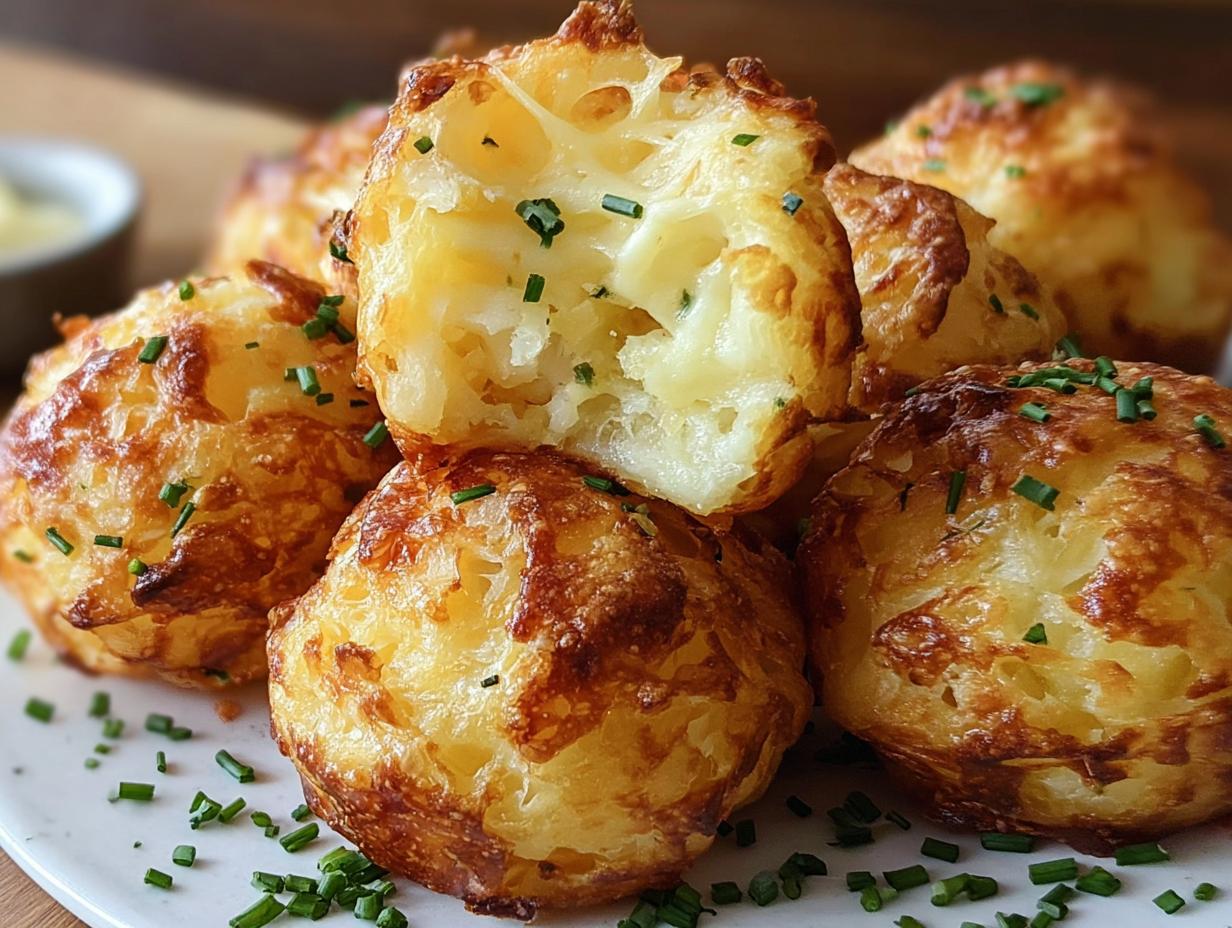 Mashed Potato Cheese Puffs