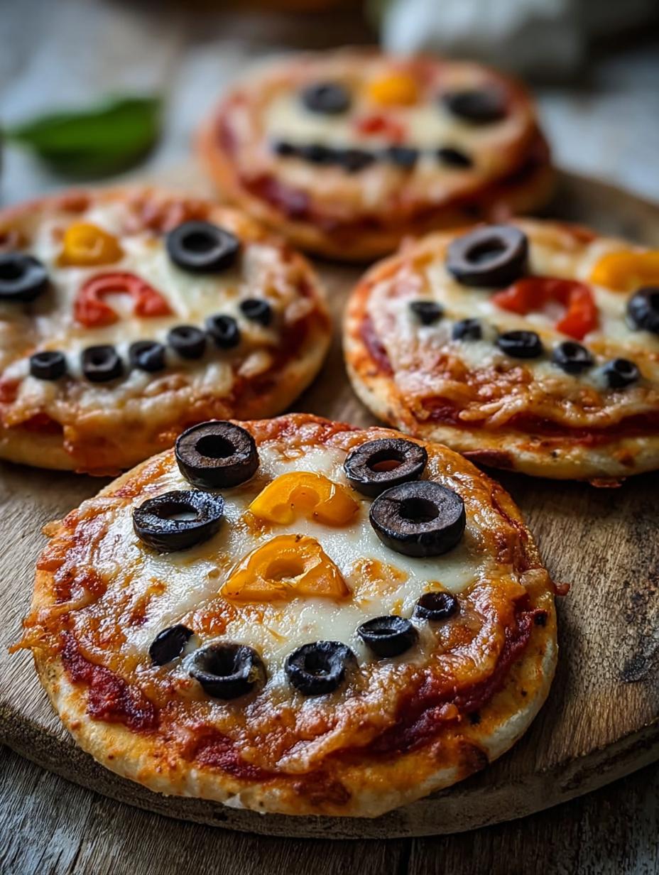 Mini Halloween Pizzas Spooky: 13 Fun Recipes 8 Mini Halloween Pizzas Spooky: 13 Fun Recipes - A variety of decorated mini pizzas on a platter