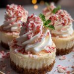 Mini Peppermint Cheesecakes Creamy