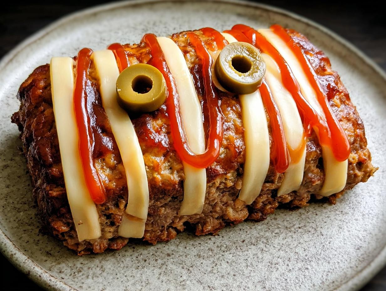 Mummy Meatloaf Dinner