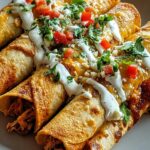 Oven Baked Chicken Taquitos