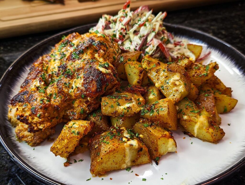 Parmesan Chicken Potatoes