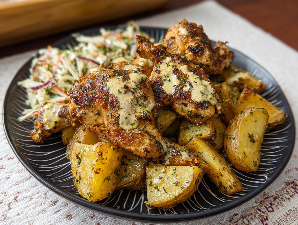 Parmesan Chicken Potatoes: 1 Amazing Sheet Pan Dinner - Parmesan Chicken Potatoes - additional detail