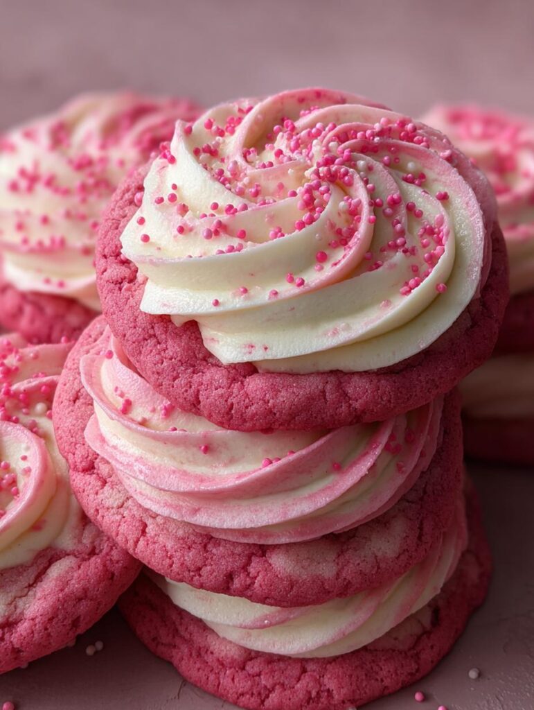 Pink Velvet Cookies Cream