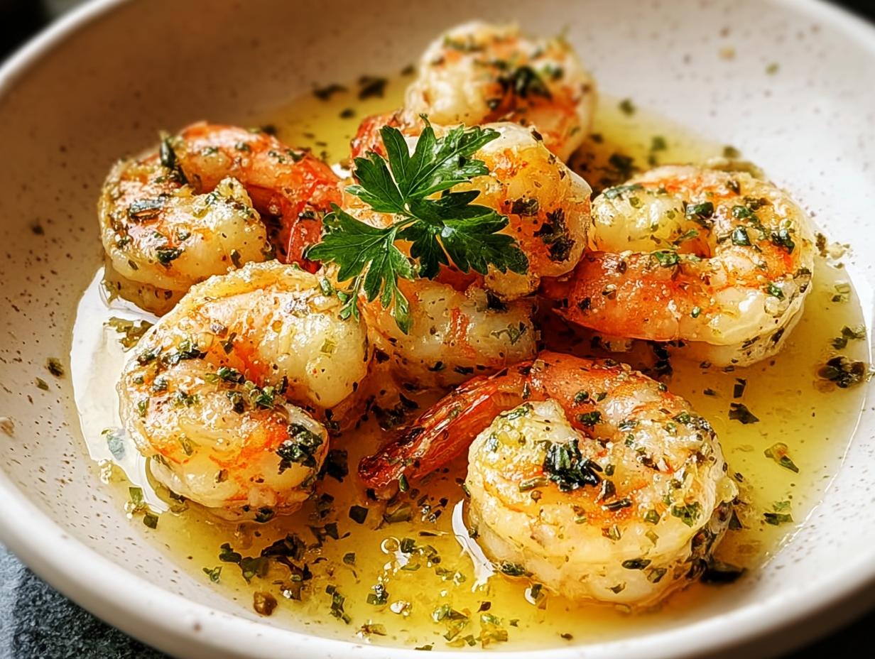 Prosecco Butter Poached Shrimp
