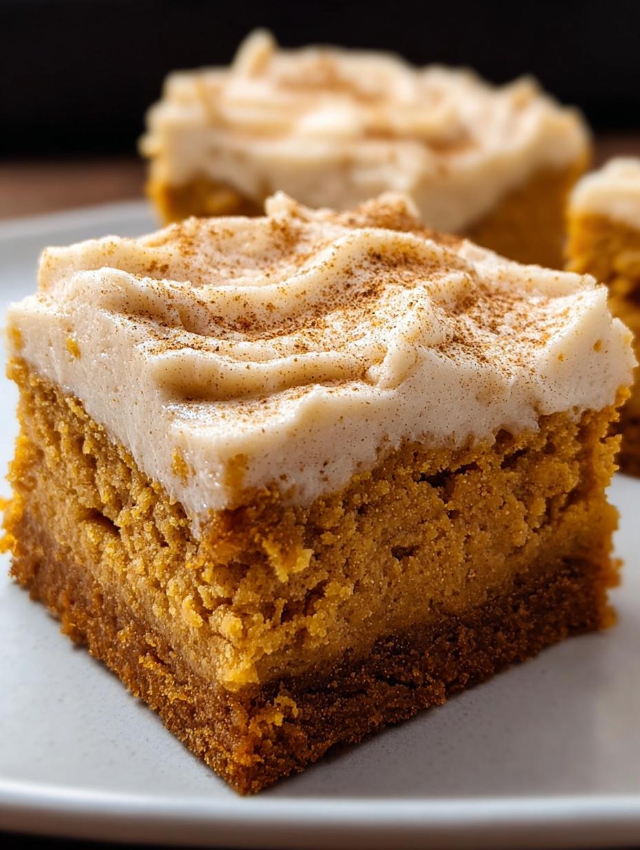 Pumpkin Bars Brown Sugar