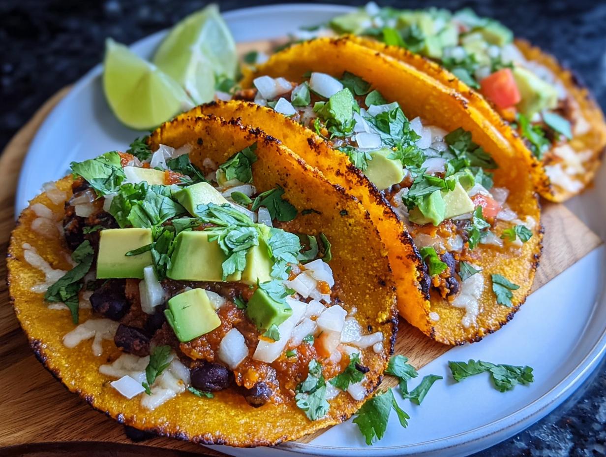 Pumpkin Black Bean Tacos: 10-Minute Gourmet Meal - Pumpkin Black Bean Tacos - main visual representation