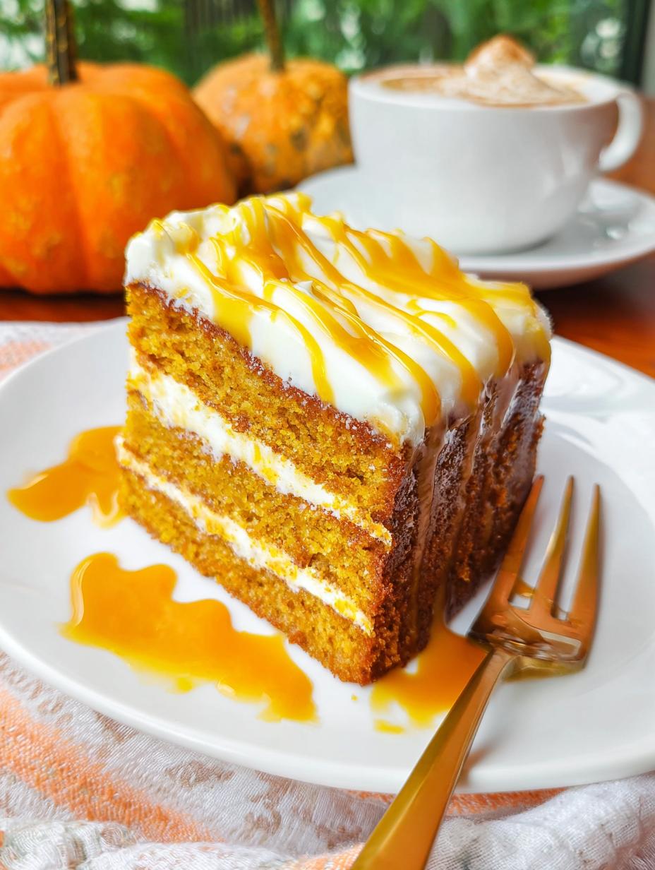 Pumpkin Caramel Cake