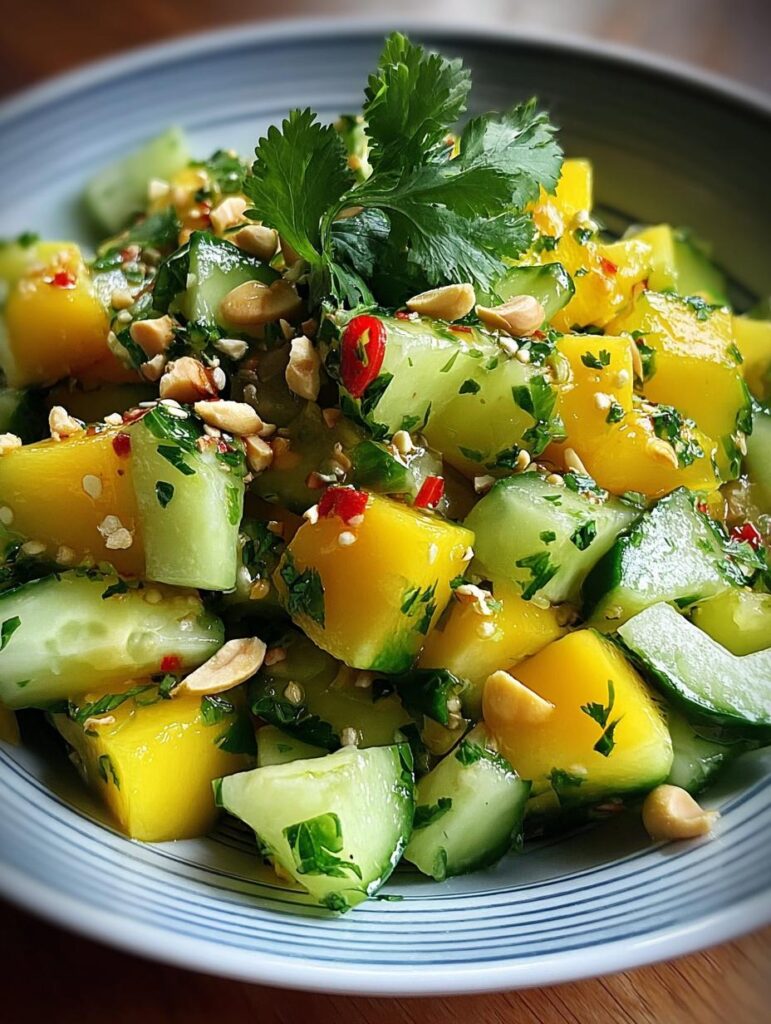 Refreshing Thai Mango Cucumber