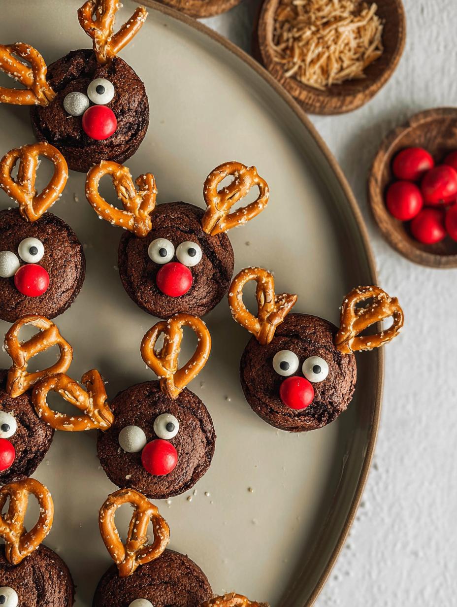 Reindeer Brownie Bites: Amazing Easy Holiday Treat - Reindeer Brownie Bites - main visual representation