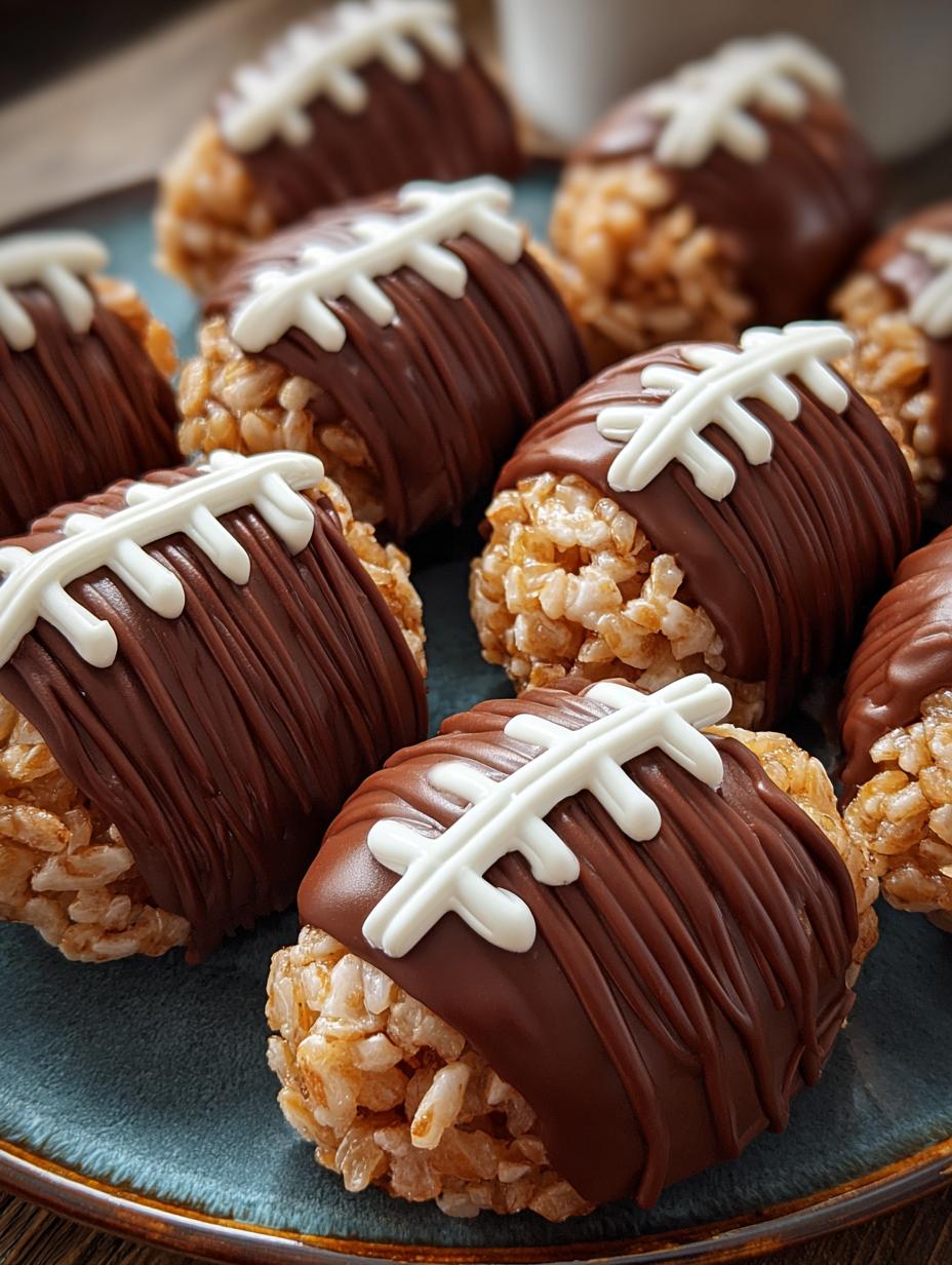 Rice Krispie Footballs Game