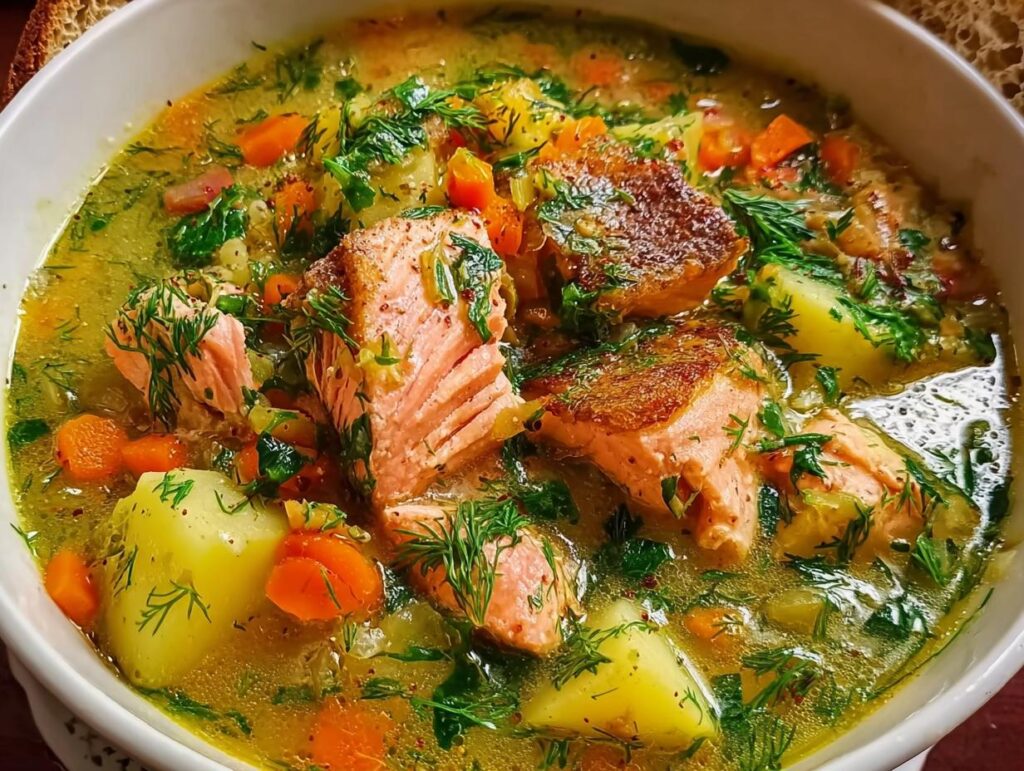 Salmon Soup Dinner