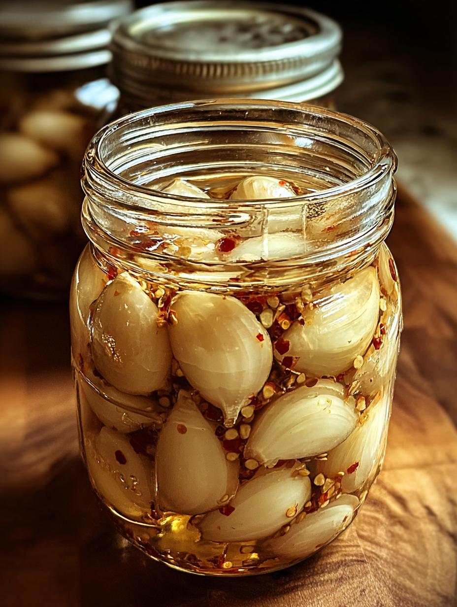 Amazing Spicy Pickled Garlic: 48-Hour Flavor 8 Amazing Spicy Pickled Garlic: 48-Hour Flavor - Spicy Picked Garlic - additional detail