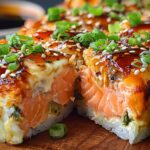 Spicy Salmon Sushi Bake