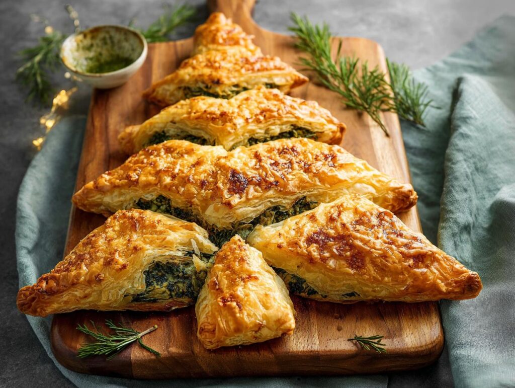 Spinach Puff Pastry Christmas