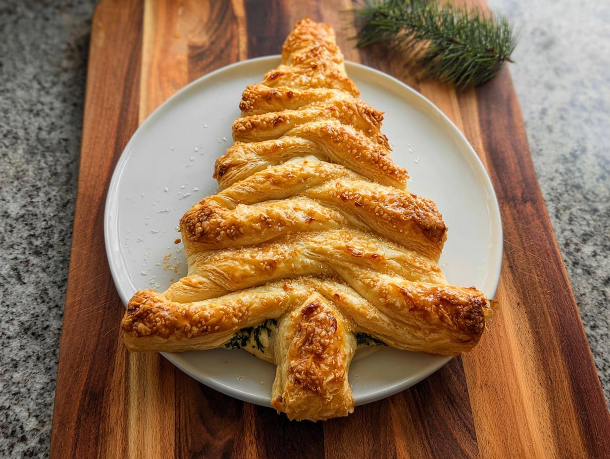 Spinach Puff Pastry Christmas Tree Variations