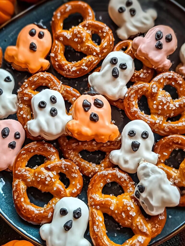 Spooky Halloween Pretzels