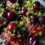 Sticky Cherry Chicken Thighs
