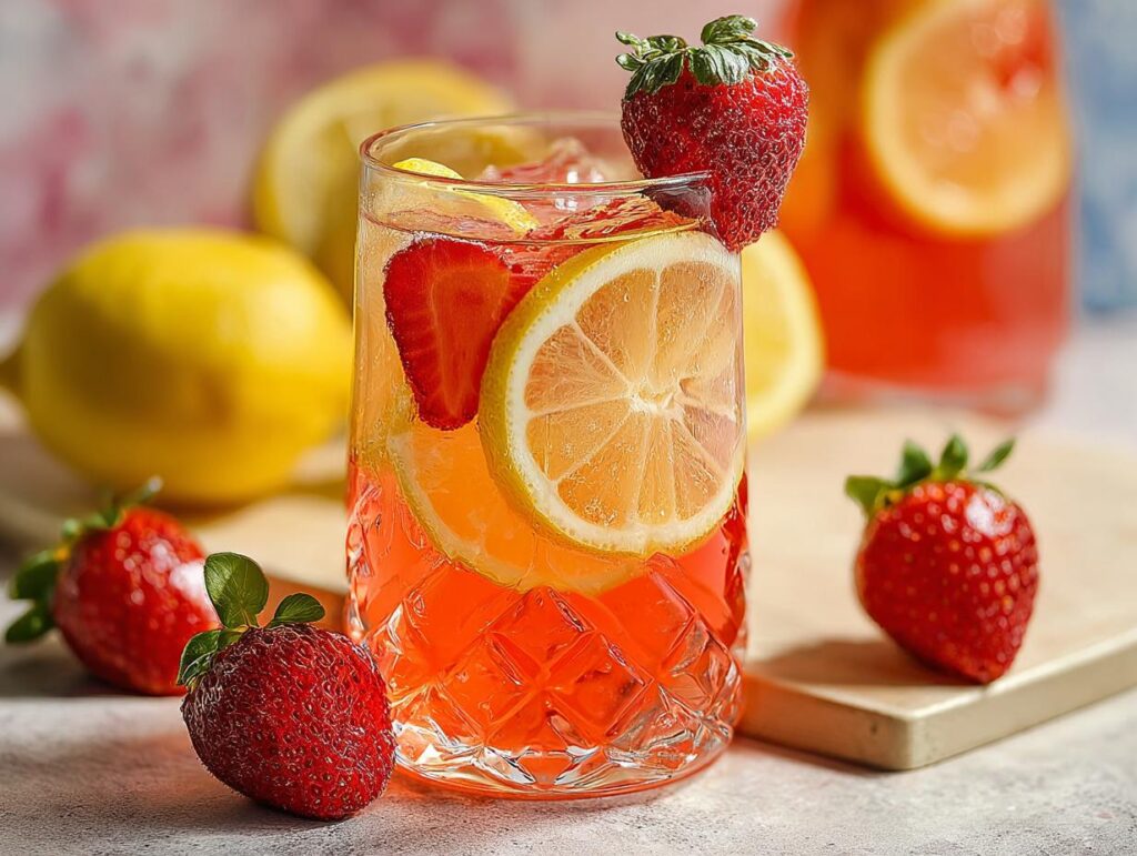 Strawberry Lemonade Refreshing Summer