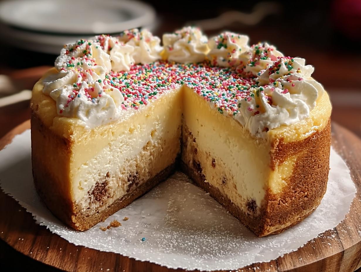 Sugar Cookie Cheesecake: 1 Amazing Dessert Recipe 5 Sugar Cookie Cheesecake: 1 Amazing Dessert Recipe - Sugar Cookie Cheesecake - main visual representation