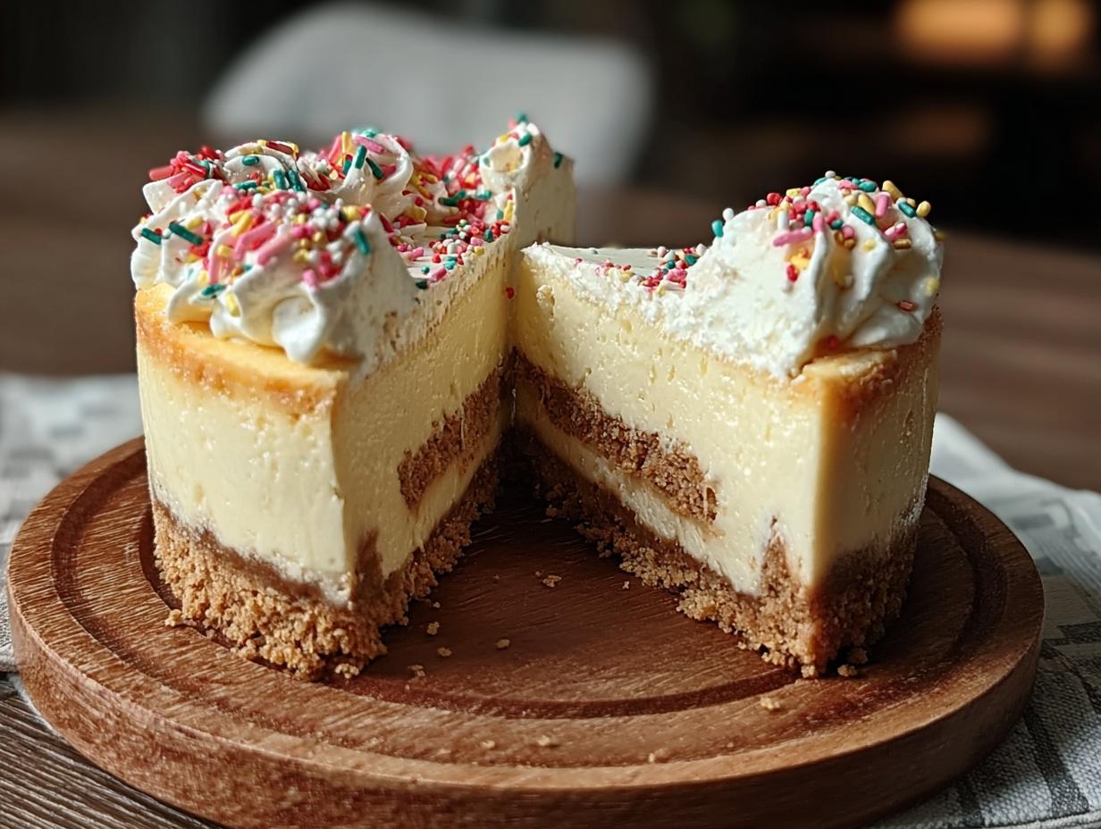 Amazing Sugar Cookie Cheesecake 1 - Sugar Cookie Cheesecake - additional detail