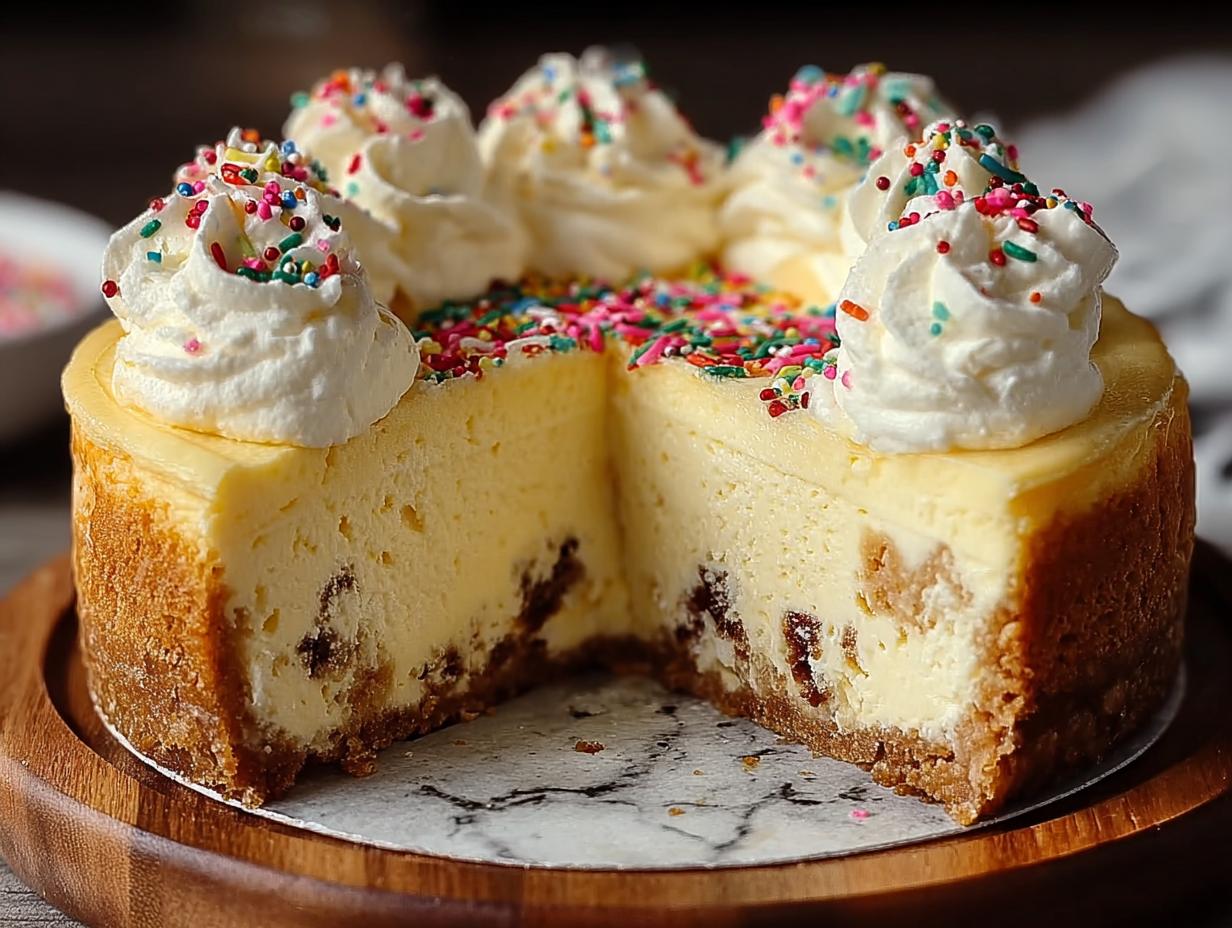 Sugar Cookie Cheesecake: 1 Amazing Dessert Recipe 6 Sugar Cookie Cheesecake: 1 Amazing Dessert Recipe - Sugar Cookie Cheesecake - additional detail