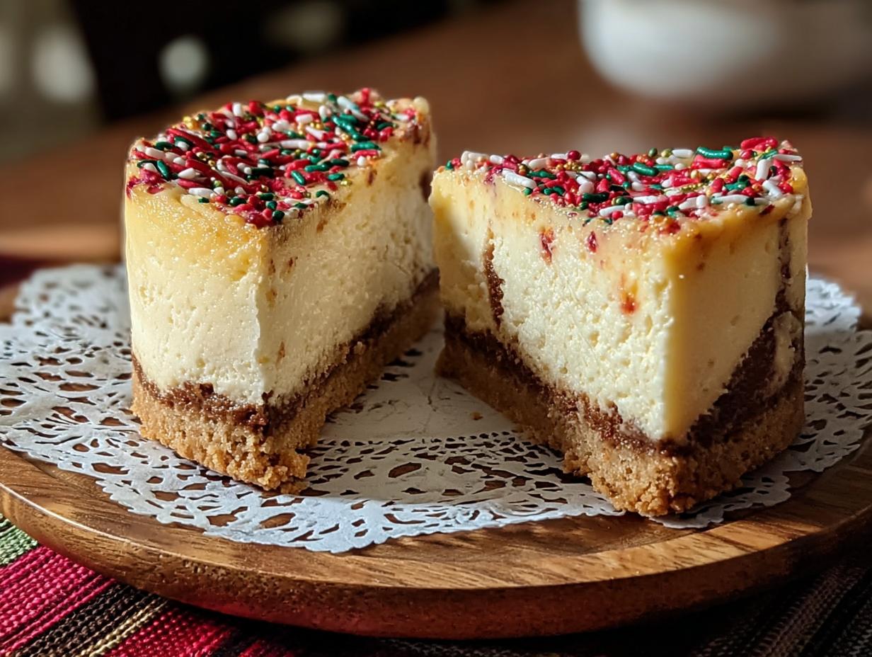 Amazing Sugar Cookie Cheesecake 1 - Sugar Cookie Cheesecake - additional detail