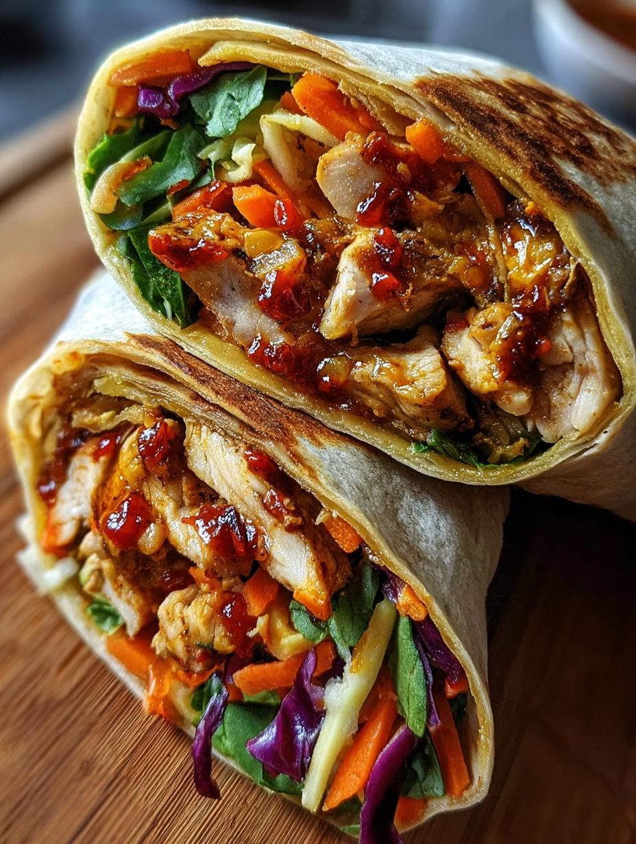 Sweet Chili Chicken Wraps: 1 Flavorful Recipe - Sweet Chili Chicken Wraps - additional detail