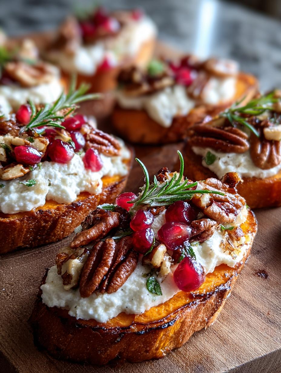Sweet Potato Crostini Whipped
