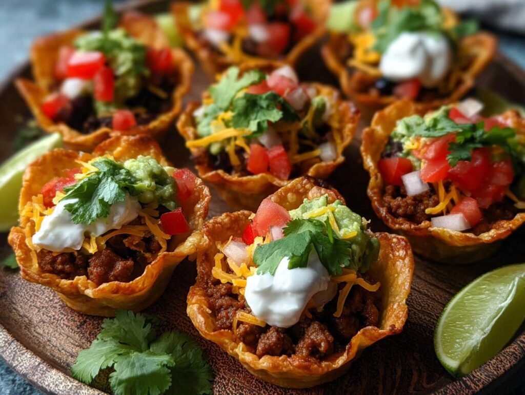 Taco Cups Appetizer