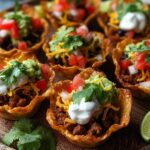 Taco Cups Appetizer: Amazing 1-Pan Crunch 7 Taco Cups Appetizer
