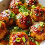 Thai Baked Chicken Meatballs