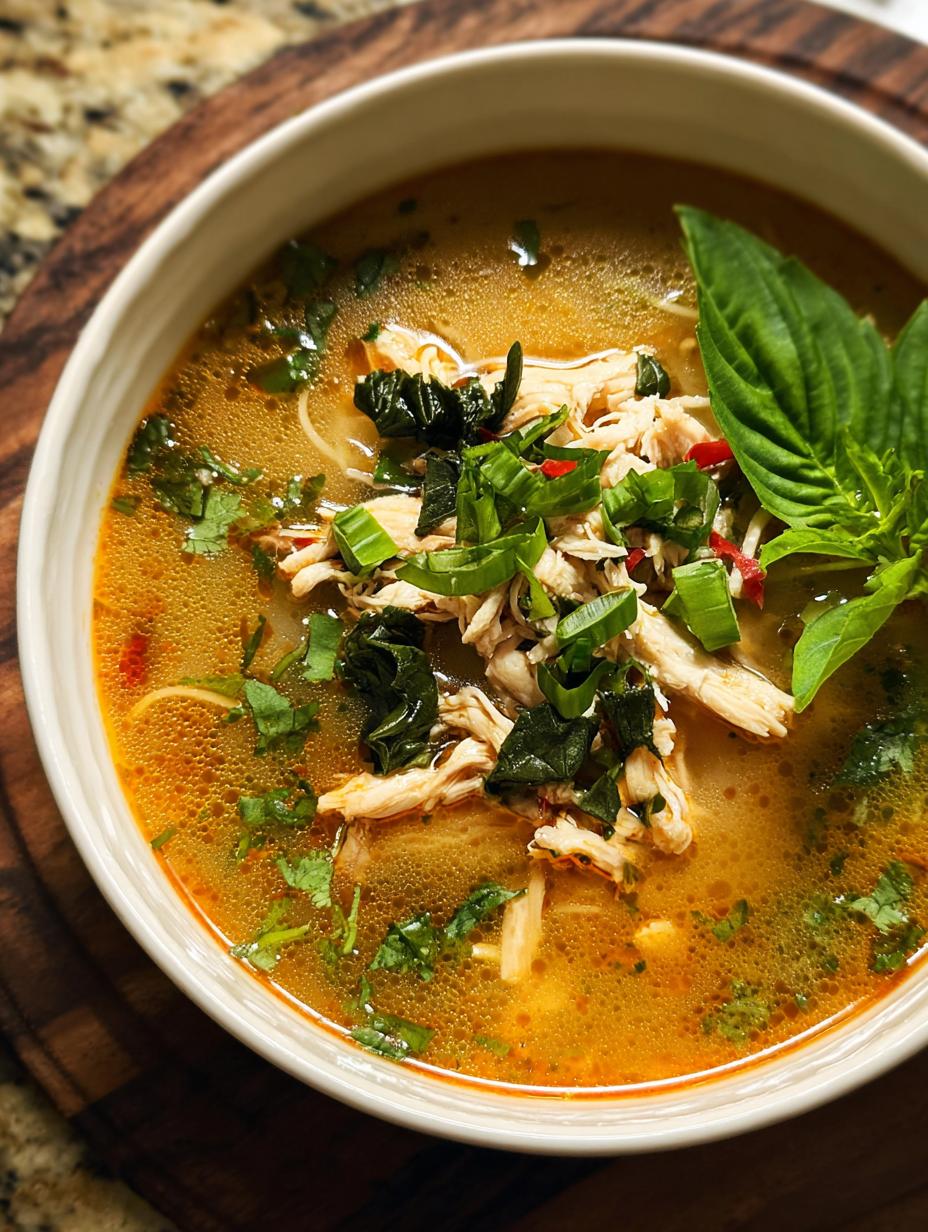 Amazing Thai Inspired Chicken Soup: 1 Quick Cup - Thai Inspired Chicken Soup - additional detail