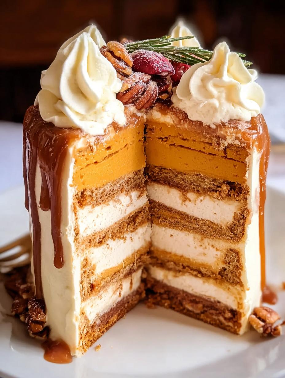 Thanksgiving Piecaken: A Perfect Holiday Layered Dessert - Thanksgiving Piecaken - additional detail