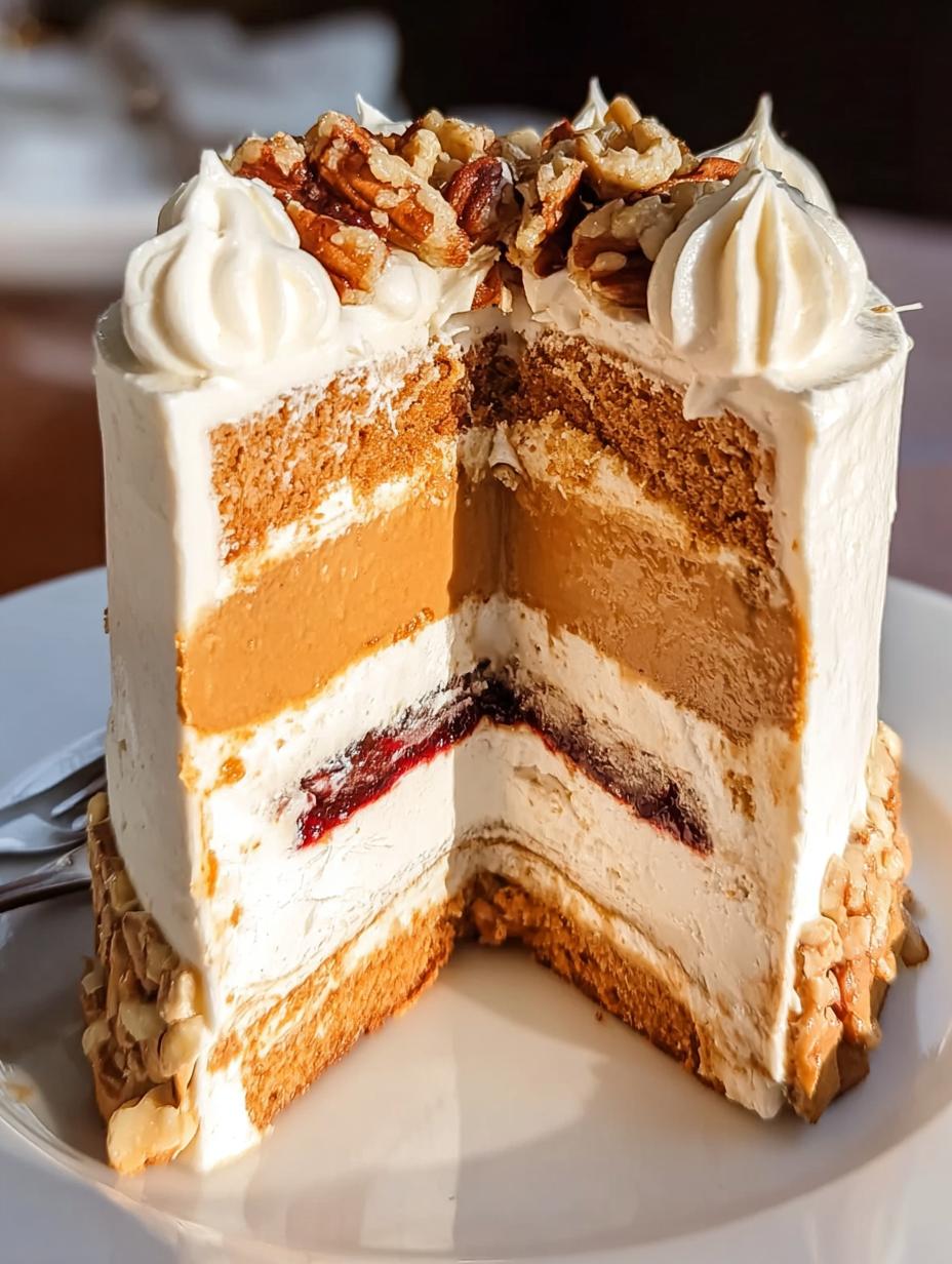 Thanksgiving Piecaken: A Perfect Holiday Layered Dessert - Thanksgiving Piecaken - additional detail